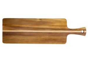 web Acacia Large Inlay Bread Board with Handle