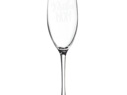 LoTech Sales 8 oz. Champagne Flute - customizable with laser engraving